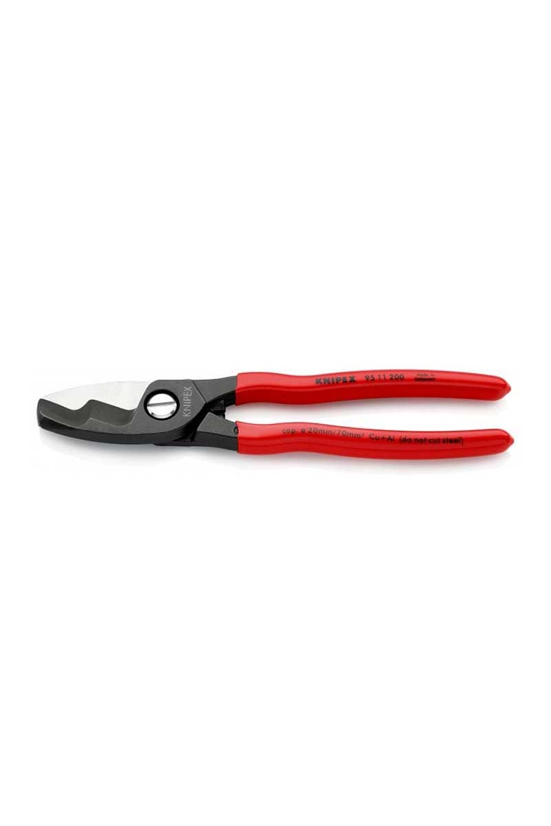  Knipex 95 11 200 Çift Bıçaklı Kablo Makası