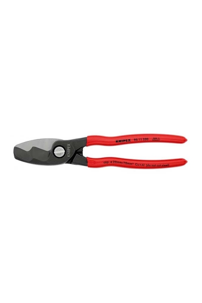 Knipex 95 11 200 Çift Bıçaklı Kablo Makası - Thumbnail