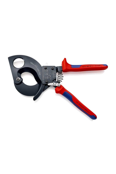 Knipex - Knipex 95 31 280 Cırcır Mekanizmalı Kablo Kesici Knipex 95 31 280 Cırcır Mekanizmalı Kablo Kesici - Thumbnail
