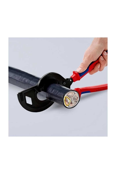 Knipex 95 32 320 Cırcır Mekanizmalı Kablo Kesici - Thumbnail