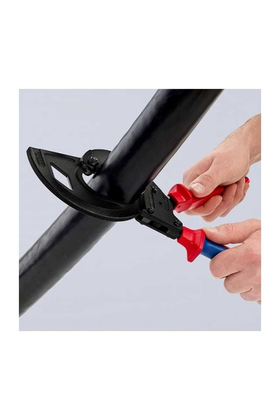 Knipex 95 32 320 Cırcır Mekanizmalı Kablo Kesici - Thumbnail