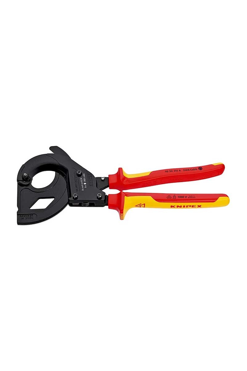  Knipex 95 36 315a Cırcır Mekanizmalı Vde Kablo Kesici