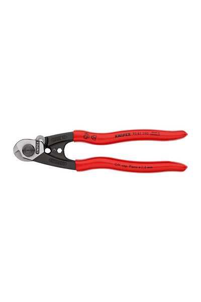 Knipex - Knipex 95 61 190 Çelik Tel Kesme Pensi
