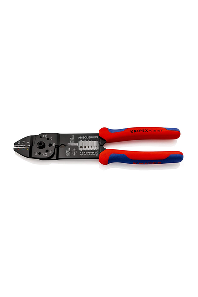 Knipex - Knipex 97 21 215 Papuç Sıkma ve Kablo Sıyırma Pensi Knipex 97 21 215 Papuç Sıkma ve Kablo Sıyırma Pensi - Thumbnail