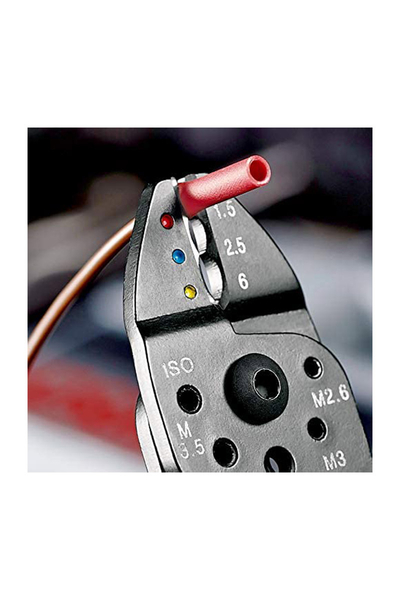 Knipex - Knipex 97 21 215 Papuç Sıkma ve Kablo Sıyırma Pensi Knipex 97 21 215 Papuç Sıkma ve Kablo Sıyırma Pensi - Thumbnail