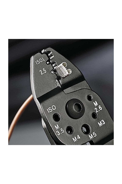 Knipex 97 21 215B Çok Fonksiyonlu Pabuç Sıkma ve Kablo Sıyırma Pensi - Thumbnail