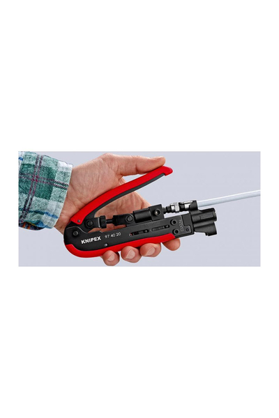 Knipex 97 40 20 SB Coax Sıkma Aleti - Thumbnail