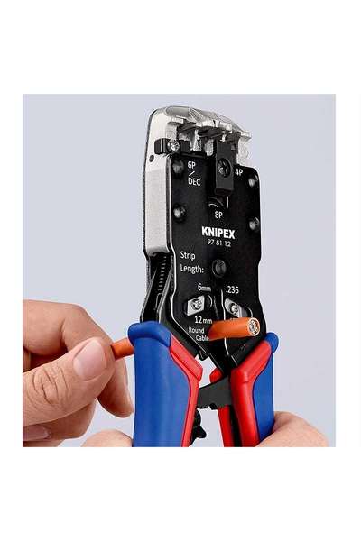 Knipex 97 51 12 Telefon ve Jak Bağlantı Pensi - Thumbnail