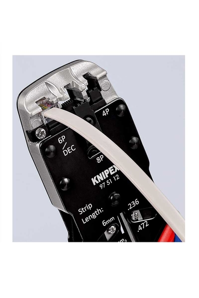 Knipex 97 51 12 Telefon ve Jak Bağlantı Pensi - Thumbnail