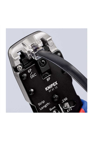 Knipex 97 51 12 Telefon ve Jak Bağlantı Pensi - Thumbnail