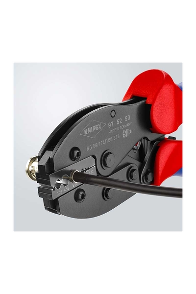 Knipex 97 52 50 PreciForce Yüksük Sıkma Pensesi - Thumbnail