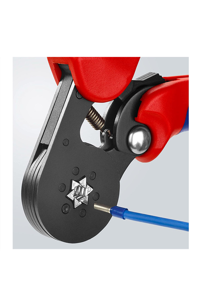 Knipex 97 53 14 Ayarlı Kablo Yüksük Sıkma Pensesi - Thumbnail