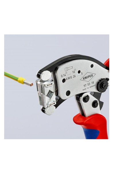 Knipex 97 53 18 TWISTOR16 Ayarlı Yüksük Sıkma Pensesi - Thumbnail