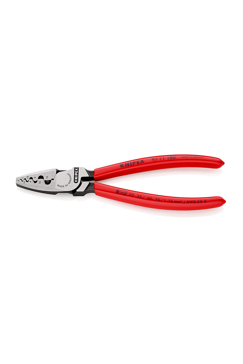  Knipex 97 71 180 Yüksük Sıkma Pensi