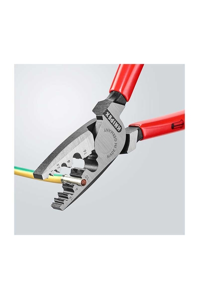 Knipex 97 71 180 Yüksük Sıkma Pensi - Thumbnail