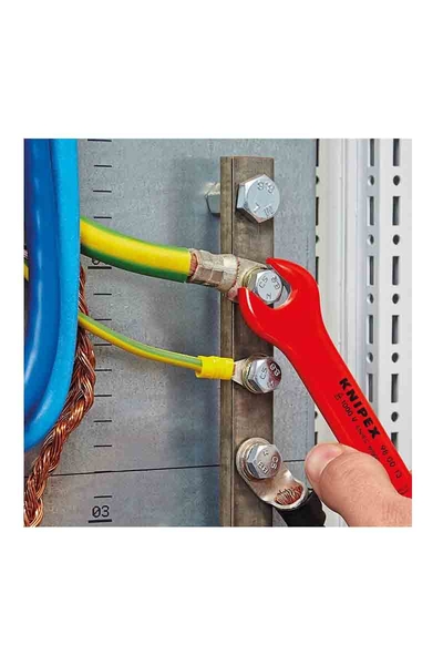 Knipex 98 00 18 VDE 18 mm İzoleli Tek Ağız Anahtar - Thumbnail