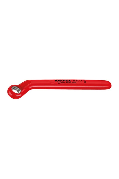 Knipex - Knipex 98 01 10 VDE 10 mm İzoleli Yıldız Tek Ağız Anahtar