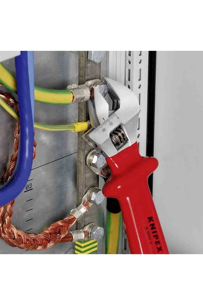Knipex - Knipex 98 07 250 İzoleli Kurbağacık Anahtar Knipex 98 07 250 İzoleli Kurbağacık Anahtar - Thumbnail