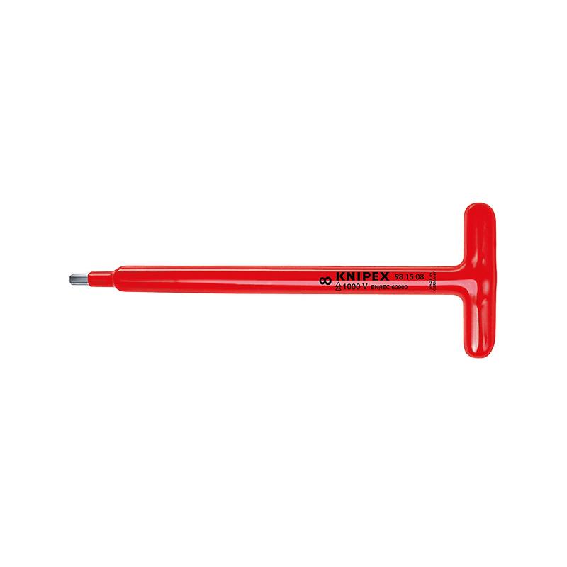  Knipex 98 15 05 Altıköşe İzoleli T Allen Anahtar