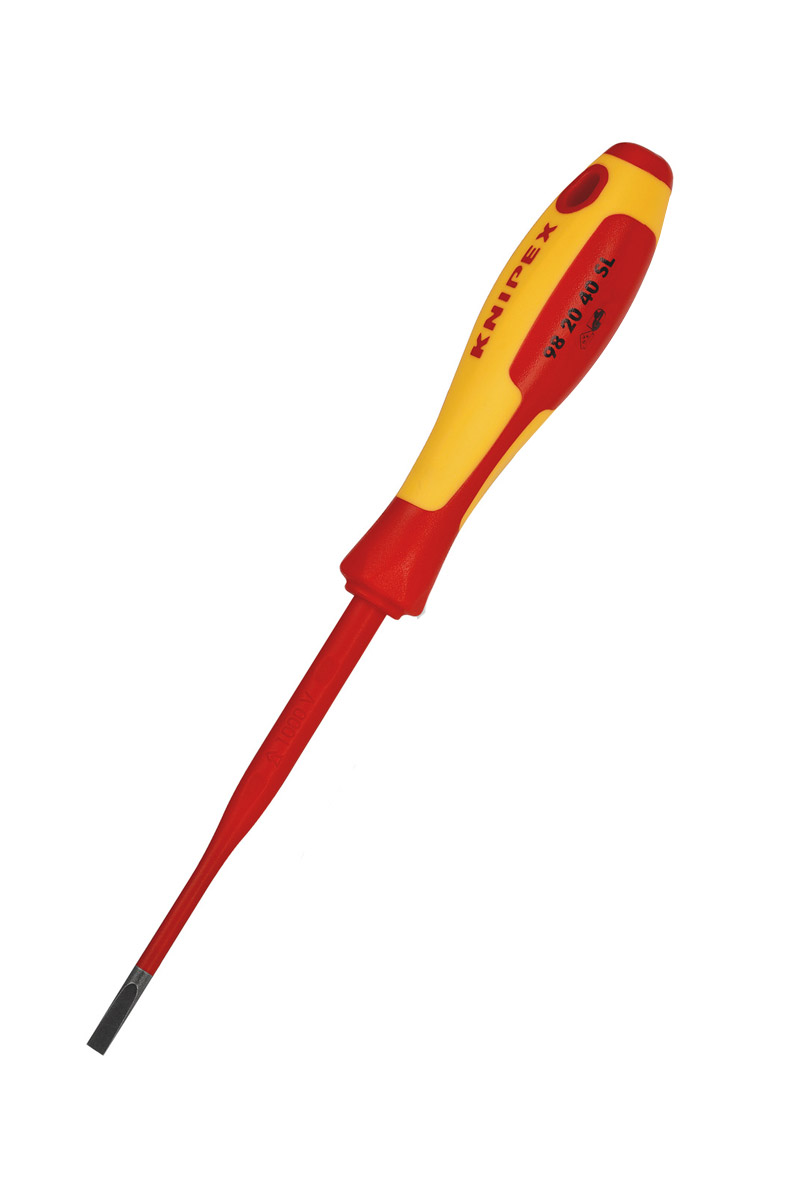  Knipex 98 20 40 Sl 4mm Düz Uçlu Slim Tornavida
