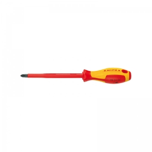 Knipex - Knipex 98 24 01 Ph1x80 VDE İzoleli Yıldız Uçlu Tornavida Knipex - Knipex 98 24 01 Ph1x80 VDE İzoleli Yıldız Uçlu Tornavida