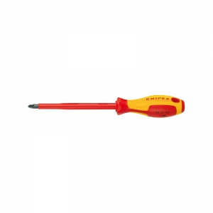 Knipex 98 25 04 Pz4x200 VDE İzoleli Pozidriv Uçlu Tornavida Knipex 98 25 04 Pz4x200 VDE İzoleli Pozidriv Uçlu Tornavida