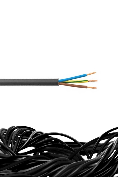 Koç Kablo - Koç H05VV-F Siyah 3x6 (NYMHY) TTR Kablo