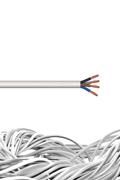 Koç H05VV-F Beyaz 4x4 (NYMHY) TTR Kablo