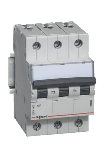 Legrand - Legrand 403216 XS3 Serisi 4.5kA 10A 3 Kutuplu B tipi Otomatik Sigorta