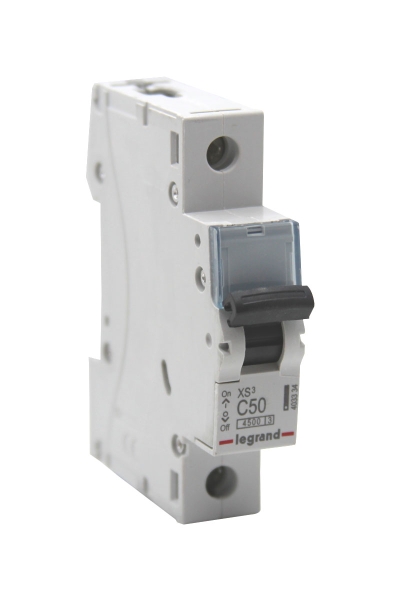 Legrand - Legrand 403334 XS3 Tek Kutuplu C50 4.5kA Otomatik Sigorta