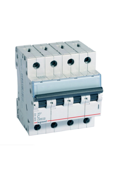 Legrand - Legrand 403702 XG3 4 Kutuplu C6 6kA Otomatik Sigorta