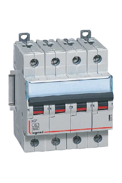 Legrand - Legrand 403703 XG3 4 Kutuplu C10 6kA Otomatik Sigorta