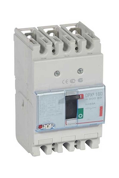 Legrand 420083 DPX3 160 3P 63A 36kA Termik Manyetik Kompakt Şalter Legrand 420083 DPX3 160 3P 63A 36kA Termik Manyetik Kompakt Şalter
