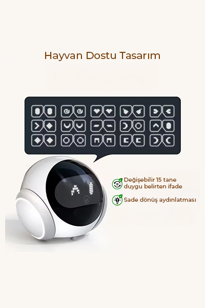 Magic S1 Mobil Kameralı Evcil Hayvan Robotu - Thumbnail