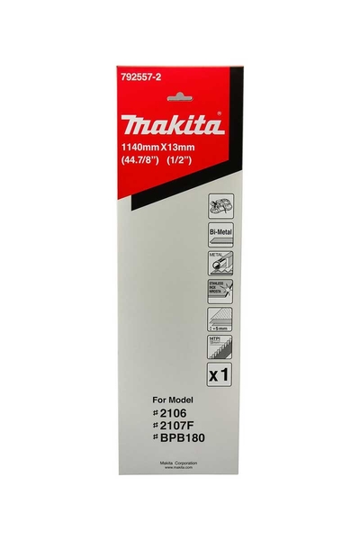 Makita 792557-2 13x1140mm 14 Diş Bi Metal Şerit Testere - Thumbnail