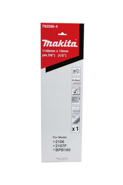 Makita 792556-4 13x1140mm 18 Diş Bi-Metal 2107FK Şerit Testere - Thumbnail