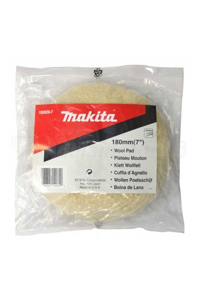 Makita Aksesuar - Makita 192629-7 180mm Cırtlı Yün Polisaj Bonesi (1) Makita Aksesuar - Makita 192629-7 180mm Cırtlı Yün Polisaj Bonesi (1)