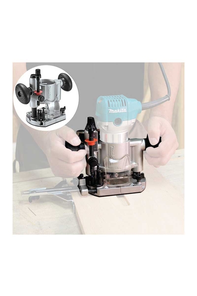 Makita 195563-0 RT0700C için Çift El Kenar Alma Tablası - Thumbnail