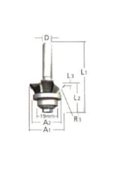 Makita Aksesuar - Makita 793073-7 Freze Ucu Makita 793073-7 Freze Ucu - Thumbnail