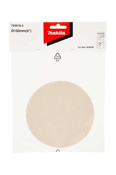 Makita Aksesuar - Makita 794618-4 150mm Cırtlı Cila Temizleme Keçesi (1) Makita Aksesuar - Makita 794618-4 150mm Cırtlı Cila Temizleme Keçesi (1)