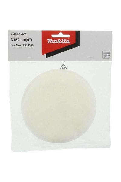 Makita Aksesuar - Makita 794619-2 150mm Cırtlı Yün Polisaj Bonesi (1) Makita Aksesuar - Makita 794619-2 150mm Cırtlı Yün Polisaj Bonesi (1)