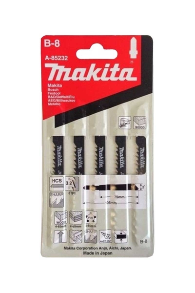 Makita A-85232 B-8 Dekupaj Testere Bıçağı - Thumbnail (2)