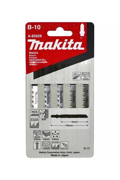 Makita A-85628 5 Adet B-10 Dekupaj Testere Bıçağı - Thumbnail