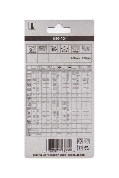 Makita A-85793 5 Adet BR-13 Dekupaj Testere Bıçağı - Thumbnail (3)