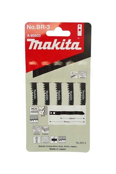 Makita A-85933 5 Adet BR-3 Dekupaj Testere Bıçağı - Thumbnail (2)