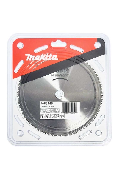 Makita Aksesuar - Makita A-86446 185mm 70 Diş Metal Kesme Daire Testere Makita A-86446 185mm 70 Diş Metal Kesme Daire Testere - Thumbnail