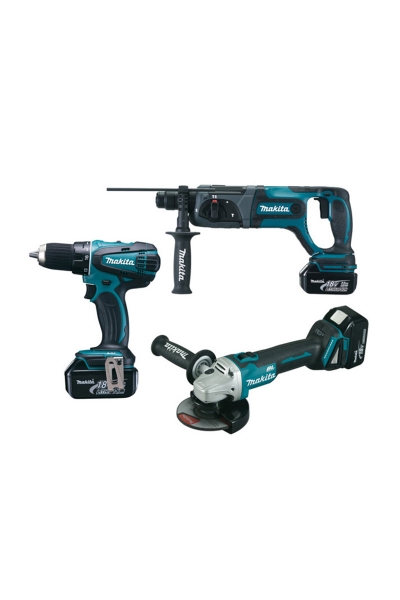 Makita - Makita DLX3052TJ1 (DGA504+DHR241+DDD456) Akülü Combo Kit