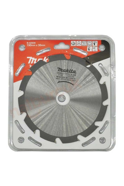 Makita Aksesuar - Makita B-02939 190mm 12 Diş Elmas Daire Testere Makita B-02939 190mm 12 Diş Elmas Daire Testere - Thumbnail
