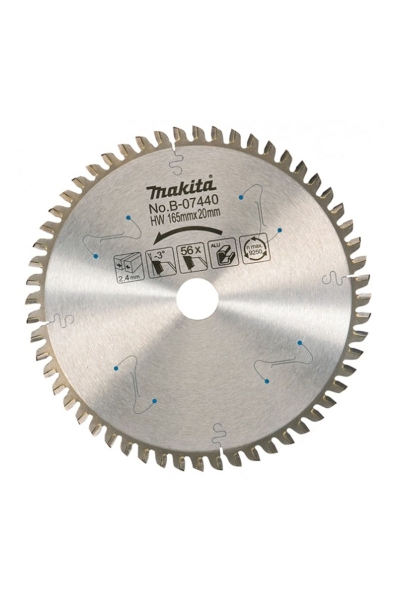 Makita Aksesuar - Makita B-07440 165mm 56 Diş Elmas Daire Testere