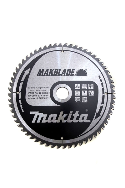 Makita Aksesuar - Makita B-09020 260mm 60 Diş Elmas Daire Testere